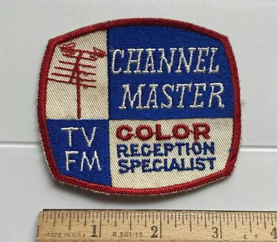 Channel Master TV FM Color Reception Specialist Television Technician Patch • $12