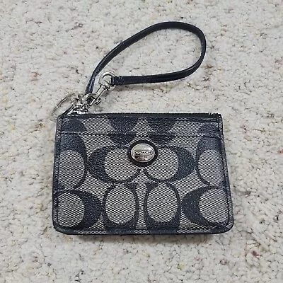 Coach Peyton Dream C Wristlet Coated Canvas Signature  • $19