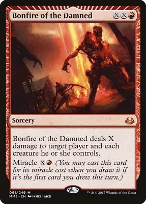 ​Bonfire Of The Damned - Modern Masters 2017 - Near Mint EN MTG​ • $1.99