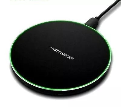 Fast Wireless Charger Charging Pad For Apple IPhone 15 & Samsung & All Phones UK • £4.97