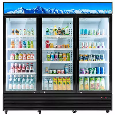 72  ETL Commercial Merchandiser 3 Glass Door Cooler Display Refrigerator 72.4 CF • $3299.99