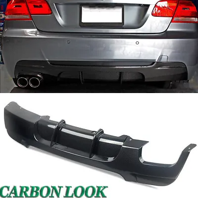 Carbon Look M Performance Rear Diffuser For BMW E92 E93 325i 335i M Sport 06-14 • $125.99