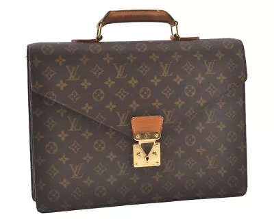 Authentic Louis Vuitton Monogram Serviette Conseiller Briefcase M53331 LV 0007J • $51