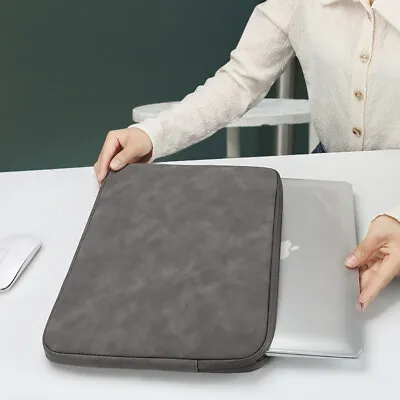 $12.99 • Buy PU Leather Laptop Sleeve Bag Case For MacBook Air Pro 13  14  15  16  Notebook