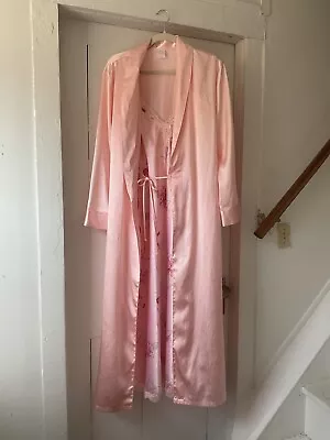 Vintage Gilligan O’Malley Peignoir S/M Robe Nightgown Set Fairy Core Granny Core • $22