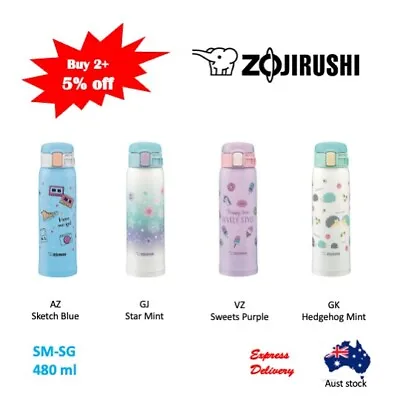 ZOJIRUSHI SM-SG Vacuum Insulated Bottles 480 Ml • $55.95