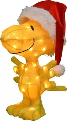 Santa Woodstock LED Lighted Christmas Indoor Outdoor Decorations For Home Yard • $61.99