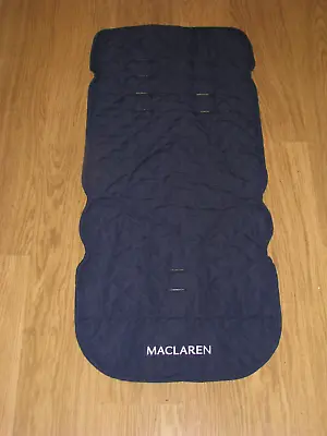 Maclaren Major Elite Seat Liner In Navy Blue • £47