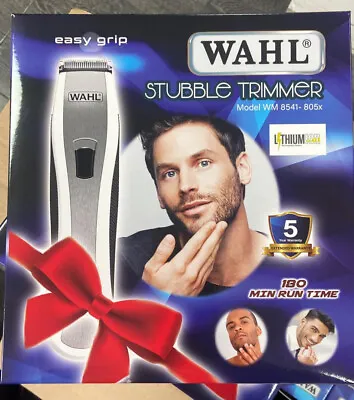 WAHL Lithium Rechargeable Stubble Trimmer Beard Easy Grip New • £12.99