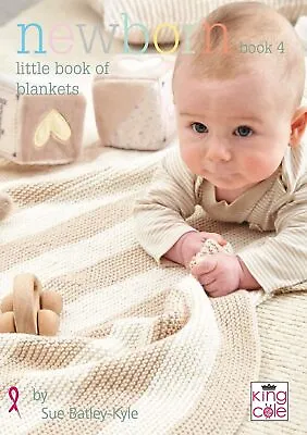 King Cole Knitting Book Newborn - Little Book Of Blankets - DK - Baby - Infant • £6.99