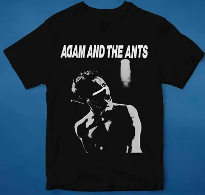 $18.04 • Buy Vtg Adam And The Ants T-Shirt Black Heavy Cotton Full Size Gift For Fans A202