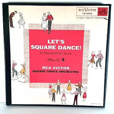 Let’s Square Dance A How To Do It Series 33 1/3 RPM Album No 5 Copyright 1956 • $19.99