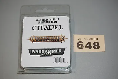 $81.87 • Buy Warhammer 40k Imperial Guard Valhallan Missile Launcher Team - Metal LOT 648