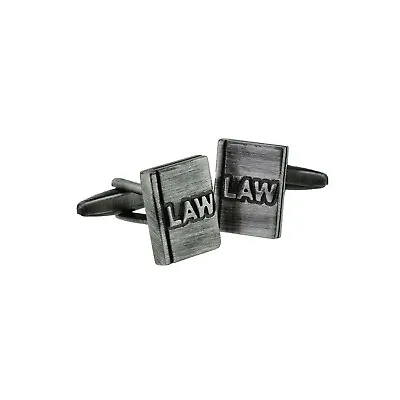 Law Book Lawyers Solicitors Barristers Cufflinks Presented In A Box X2AJ523 • $14.92