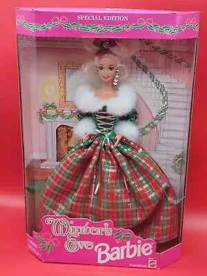 1994 Mattel Winter's Eve Barbie Blonde Doll Special Edition #13613 NRFB  • $17