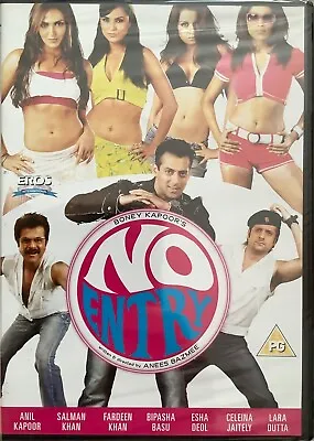 No Entry - *Anil Kapoor *Salman Khan *Bipasha Basu *Lara Dutta Bollywood DVD • £8.97
