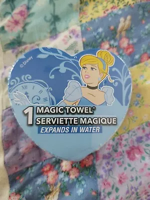 Princess Cinderella Magic Towel Expands In Water Fun For Kids 11.5 In X 11.5 NEW • $12.99
