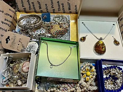 Vintage To Now Jewelry Lot Estate Pieces 5 Lbs Many Signed/brands • $56
