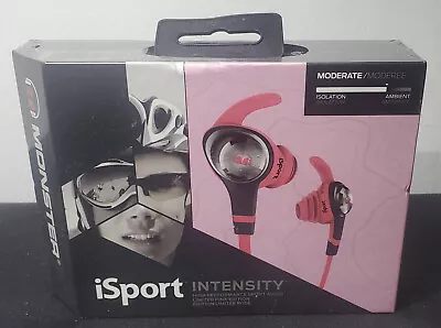 Monster ISport Intensity Headphones (Pink) W/ ControlTalk - Brand New & Sealed • $59.99