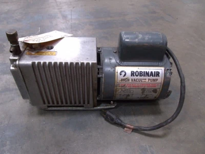 $100 • Buy Robinaire Vaccum Pump Model 15101-B 5 CFM GE 1/3HP 1725 RPM Motor