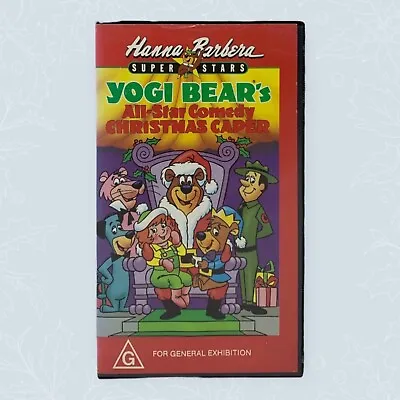 Yogi Bear's All-Star Comedy Christmas Caper VHS Tape (Hanna Barbera 1989) - PAL • $19.99