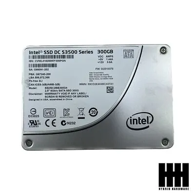 $23.62 • Buy Intel SSDSC2BB300G4 S3500 Series 2.5  300GB SATA Server SSD