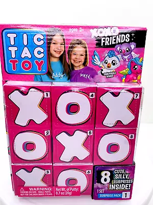 NIB Tic Tac Toy XOXO Friends Surprise Pack #1 8 Surprises Inside 2019 • $46.78