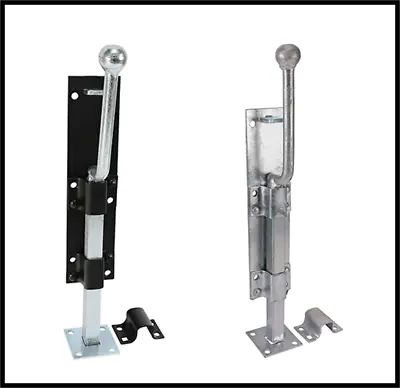 TIMco 12  & 18  Monkey Tail Garage Door Drop Bolt Gate Shed Stable Door Holder • £11.50