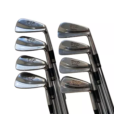 Vintage MacGregor Tourney VIP Iron Set 3-PW Mens Steel Regular Flex Blades • $189