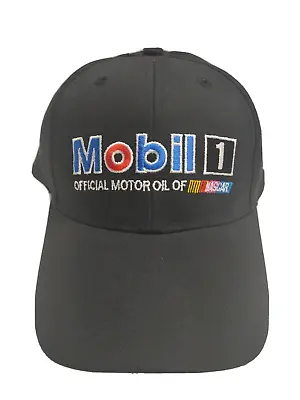 Mobil 1 Official Motor Oil Of Nascar Ball Cap Hat Strapback Baseball • $10.55
