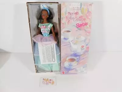 Nib 1997 Mattel Special Edition Spring Tea Party African American Barbie 18657 • $39.99