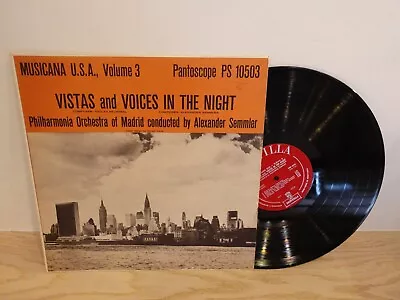 ALEXANDER SEMMLER  Vistas & Voices In Night  Madrid VOL 3 Pantoscope PS 10503 • $60