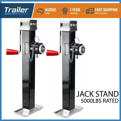 2 X Trailer Caravan Canopy Jack Leg Stand Heavy Duty 2268KG/5000lbs Side Handle • $170