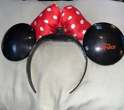 Minnie Mouse Ears With Red Bow Blinking Disney On Ice Light Up Costume Kids • $12.99