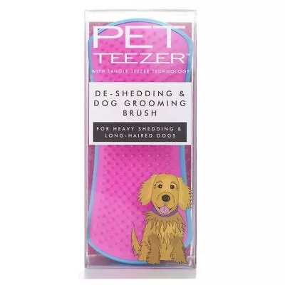 Tangle Teezer Pet Teezer De-Shedding & Dog Grooming Brush (For Heavy Shedding & • $28.95