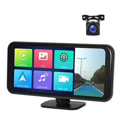1080P Dual Lens Car DVR Front Rear Camera Video Dash Cam Recorder Touch Screen • £111.47