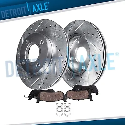 Front Drilled Brake Rotors + Brake Pads For Nissan Sentra Altima Infiniti G20 • $107.60