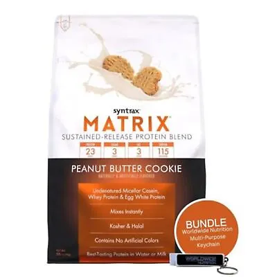 Syntrax Bundle 2 Items Matrix Protein Powder 5.0 Sustained-Release Whey... • $79.99