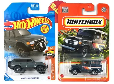 Hot Wheels Matchbox Toyota Land Cruiser FJ40 Land Cruiser 80 Licensed 1st Ed. 2X • $7.99