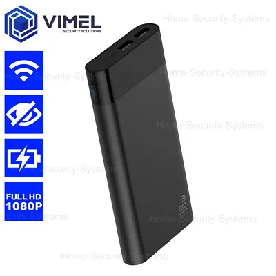 Wireless Spy Mini Powerbank 10000mAh Camera Security Mobile Phone Spy Hidden • $225