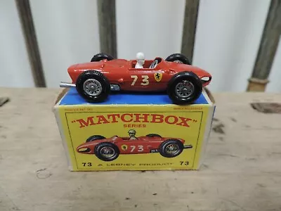 Vintage Matchbox Series/Lesney #73 Ferrari Racing Car Boxed • £21