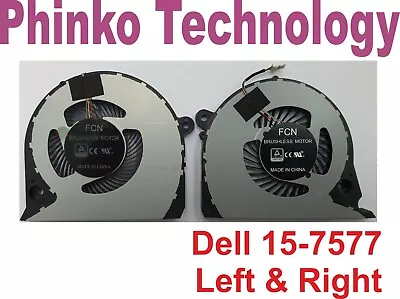 NEW CPU Cooling Fan For Dell Inspiron G7 15 7577 7578 Series Left & Right • $42.75