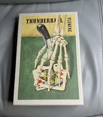 THUNDERBALL Ian Fleming First Edition Library Facsimile 1989 • £160.63