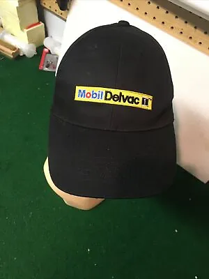 Mobil Delvac 1 Adjustable Baseball / Trucker Cap Black Adult Size See Pictures • $10