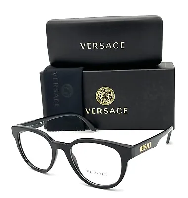 VERSACE VE3316 GB1 Black / Demo Lens 51mm Eyeglasses • $134.80