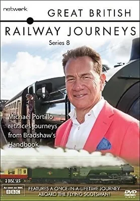 Great British Railway Journeys - Series 8 DVD 3-Disc Set MICHAEL PORTILLO GIFT • £9.99