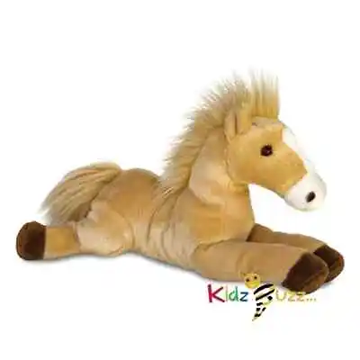 Aurora Butterscotch Horse Soft Toy For Kids- Stuffed Cuddly Soft Toy Brown • £23.40