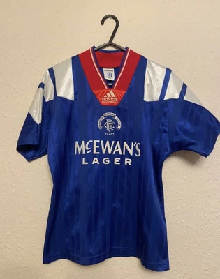 £100 • Buy Rangers Shirt Adidas Equipment 1992