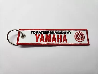 YAMAHA Quality Double Sided Keyring Embroidered Keychain Racing • $14.99