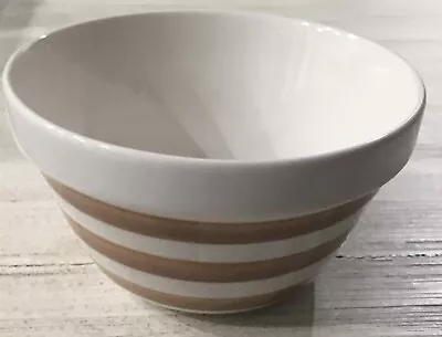 Mason Cash 36S DE118EQ Mixing Bowl Brown Stripes Vintage Made In England • $56